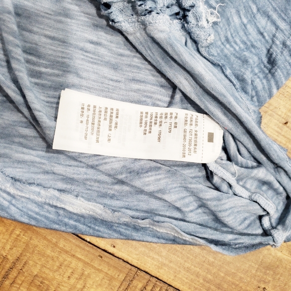 Abercrombie & Fitch Relaxed Tshirt Top Blue Size L - Picture 5 of 7
